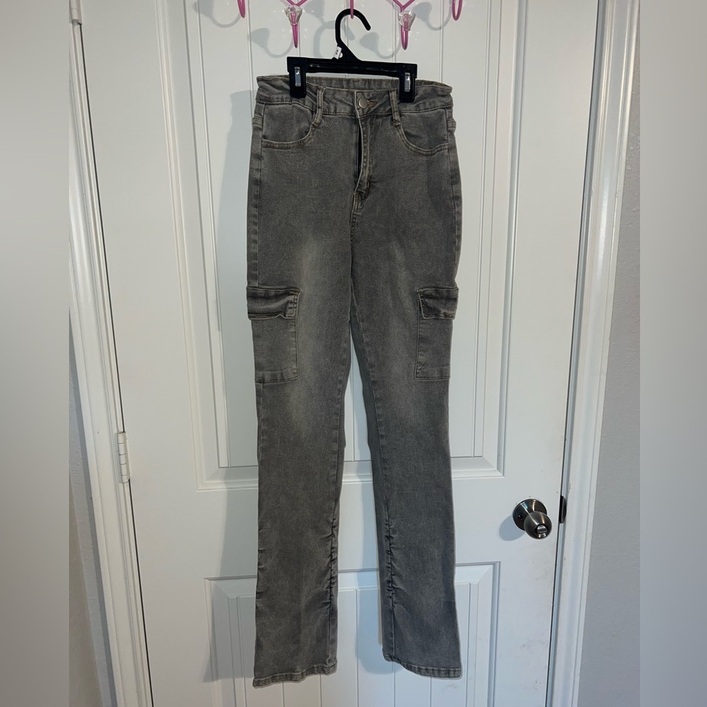 DKNY Gray and Black Garment